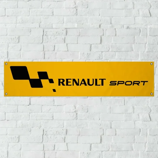 RENAULT SPORT банер PVC магазин за бижута спортен гараж украса работилница флаг ателие décoration