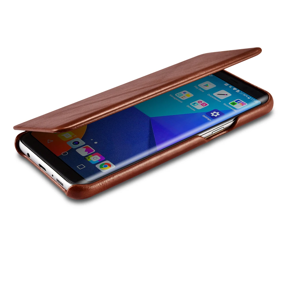 Icarer за Galaxy S8 Plus флип калъф, ретро кожена Магнит Фолио калъф за Samsung Galaxy S8 S8 Plus защитен телефон S8Plus на кутията