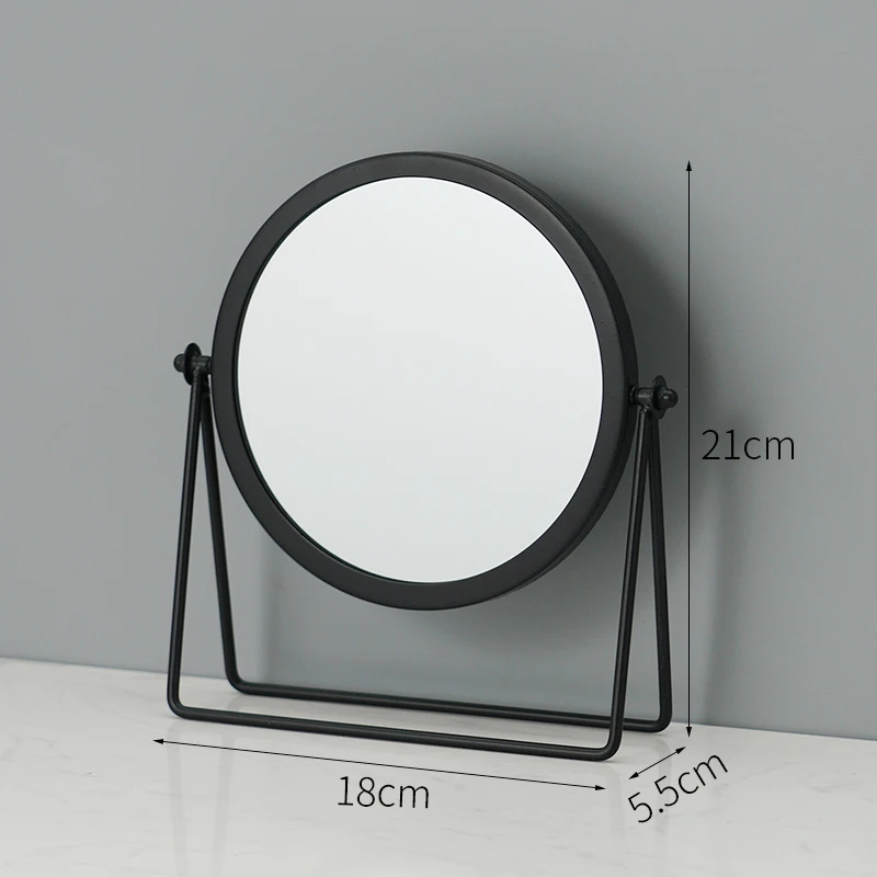 Декоративно метално огледало Lady Desktop Makeup Mirror Crafts Пространствен Home Decor Accessories WJ021710