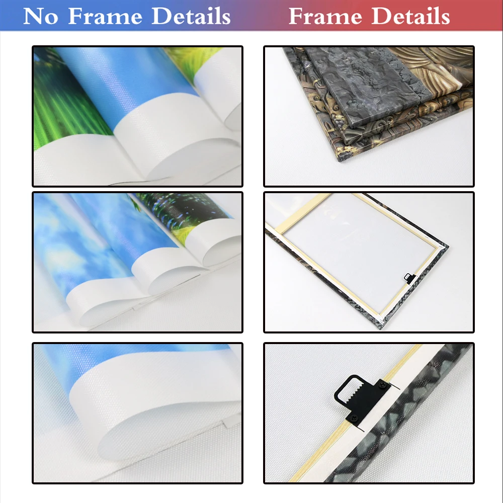 Customized HD Print Живопис Custom Made Платно Picture Frame 5 Panel модулен плакат модерна декорация на дома Drop Shipping