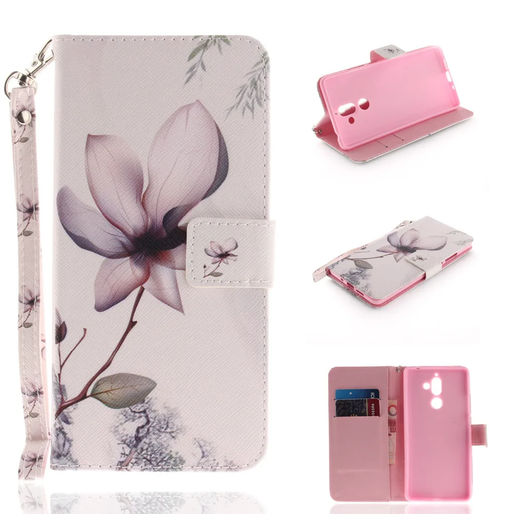 Луксозен флип портфейл калъф за NOKIA 7 PLUS Book Style изкуствена кожа с магнитно калъфи за телефони
