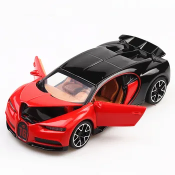 1:32 Играчка Кола Bugatti Chiron Metal Toy Alloy Car Diecasts & Toy Vehicles Модел Автомобил Миниатюрна Мащабна Модел Кола Играчки За Деца