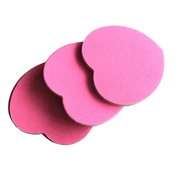 100шт мини-наждачная дъска за нокти nail art tool beauty file сърце shape nail file pink nail file