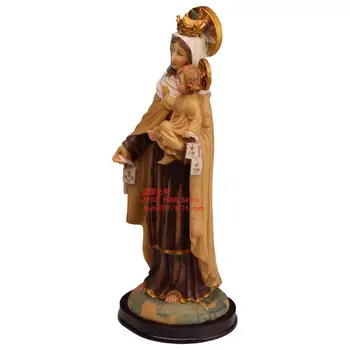 12,6 инчов Св. Дева Мария с детето си Света статуя на Света статуя на религиозно украса католически декор статуя