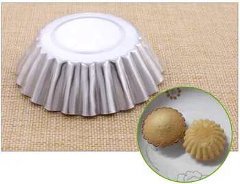20 бр/лот антипригарная пулсация на алуминиева сплав яйце пай мухъл цвете форма на cupcake торта мухъл кифла печене чаша тарталетки тигани LB 385