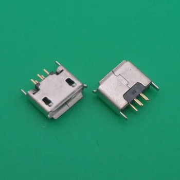 30шт оттичане на микро-и мини-USB 5pin женски седалка 180 градуса jack 5 ПЕНСА Direct plug-in USB конектор