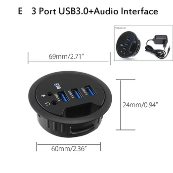 5 вида зарядно устройство за монтиране в настолни концентраторах USB 3.0/2.0 ХЪБ адаптер за Macbook външен стереозвук комбинирана зареждане Card Reader