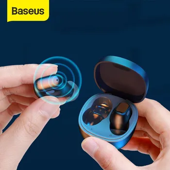 Baseus WM01 TWS Bluetooth слушалки True Wireless слушалки Бас стерео слушалки слушалки с микрофон за iOS и Android OPPO Ear Рецептори