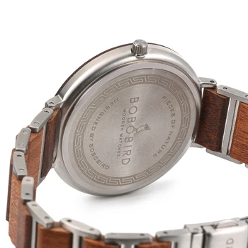 BOBO BIRD Relogio Masculino тънки дървени часовници любители на ръчни часовници Япония кварцов механизъм водоустойчив часовник J-S16