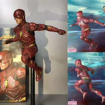Crazy Toys 1/6 Flash Figure DC The Flash Super Hero Team of Prototyping Statue Action Figure Model Играчка Кукла