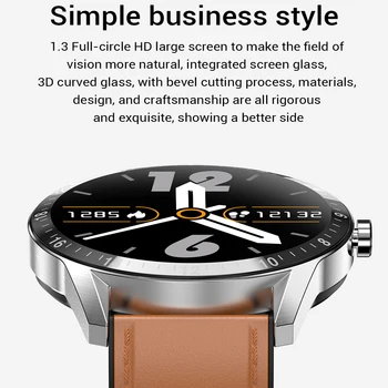 G20 Smart Watch Bluetooth Покана Full Touch Full Round Smart Watch мъжете сърдечен ритъм, кръвно налягане фитнес тракер Smartwatch PK L7