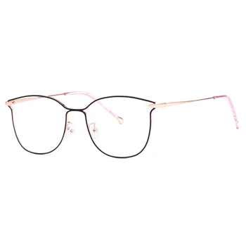 Gmei Оптичен Модерен Urltra-Лека Титанова Сплав Жени Пълен Очила Очила За Късогледство Четене На Рецепта За Очила M18043