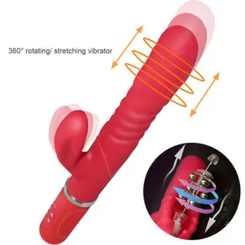 HIMALL 36 Speed Multispeed Thrusting Rabbit вибратор вибратор G Spot масажор женски водоустойчив възрастен секс машина играчки за жени 18