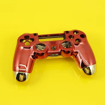 JCD for Iron Man Version for Playstation PS4 Controller Housing Shell Red Front Shell + Gold Back Shell