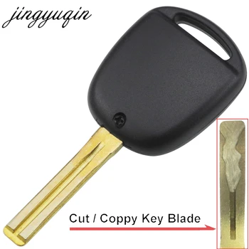 Jingyuqin Cut Blank подмяна на ключ за кола Shell 2/3 бутони за дистанционно управление на калъф за Toyota Land Cruiser Uncut TOY48 Blade