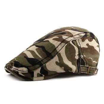 Kaszkiet Tactical Cap Camouflage Hat Simplicity Tactical Military Hat Camo Newsboy Caps възстановяване на предишното положение Caps For Men Adult
