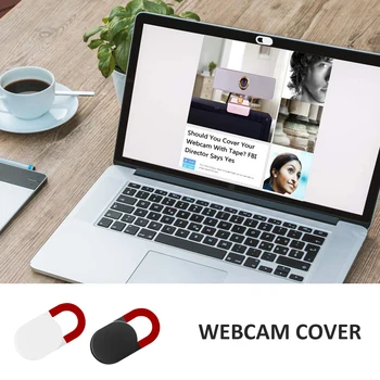 KIWI design Webcam Cover 6 Pack Laptop Camera Cover Slide ултра тънък с чиста кърпа за лаптоп, PC, Macbook, iMac