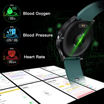 Kospet Probe Smart Watch 1.3 инчов Sports Watch Fitness Tracker Health Monitor Bluetooth Smartwatch подкрепа за Android,IOS