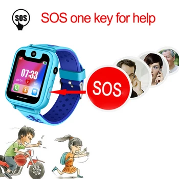 S6 Smart Kids Watch СРЕЩА Smartwatches Покана Location Finder Локатор Tracker Против Lost Monitor Smartwatch Kids Gift