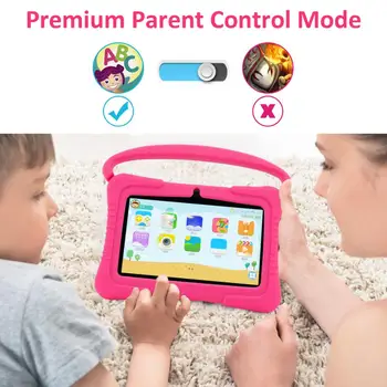 Tablet PC деца Android деца-Доказателство със 7-инчов IPS Eye-Screen Protection - 1GB RAM, 16GB ROM