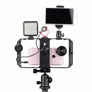 Ulanzi U-Rig Pro Smartphone Видео Стенд w 3 Башмачных закрепване Filmmaking Case Handheld Phone Video Stabilizer Grip статив за монтиране на поставка