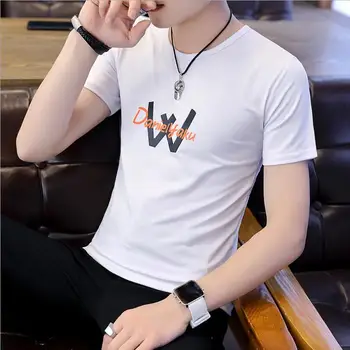 ZNG 2020 New Cotton Slim men T Shirt Casual Fashion T-shirt Quality Famous Brand Design Men Summer T-shirt