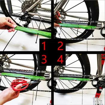 ZTTO велосипедна рамка на верижна стикер, защитен стикер пътен велосипед Мтв верижна защитен стикер 3 модела аксесоари за велосипеди