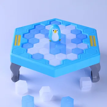 Запазване на Пингвин капан ледоразбивач слот блокове играчка настолна игра сладък интересно за Децата подарък M09