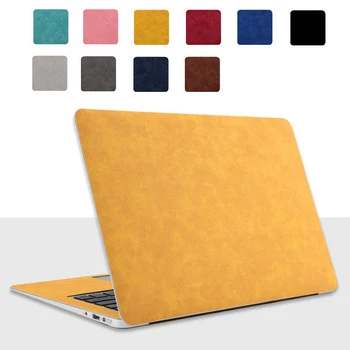 Изкуствена кожа лаптоп Shell защитно фолио за Macbook Air 13 Retina Pro 13 15 16 A2141 2019 A2159 делото A1466 A1932 за Mac Book