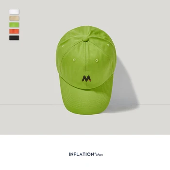 Инфлацията 2019 Нови постъпления унисекс шапки регулируема плътен цвят бейзболна шапка двойка шапка за мъже мода ежедневни момче шапка 164CI2019
