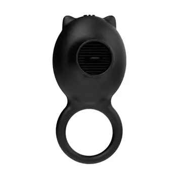 Нова чакаща пенис пръстен вибратор шипове USB зареждане на силиконов пръстен кран секс за мъже Cockring