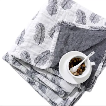 Памук, Муселин лято одеяло покривалото на дивана пътуване дишаща перо конец голям мек хвърли едно одеяло климатик одеяло