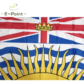 Флаг на Британска Колумбия знамена Канада BC Canadian 2ft*3 фут (60*90cm) 3 фут*5ft (90*150cm) размерът на коледна украса за дома на банер