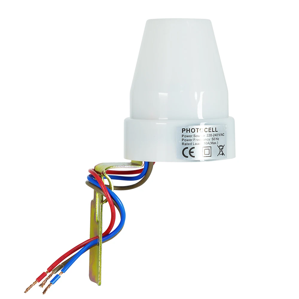 Sensky 220V-240V/AC Outdoor IP44 Photoelectric sensor Light switch control sensor automatic switch photocell