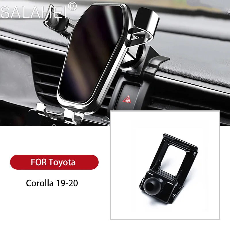 Кола, Телефон За Toyota Corolla 2019 2020 Air Vent Mount Клип Технологична Въртене На 360 Градуса Автомобилен Аксесоар Притежателя На Мобилен Телефон