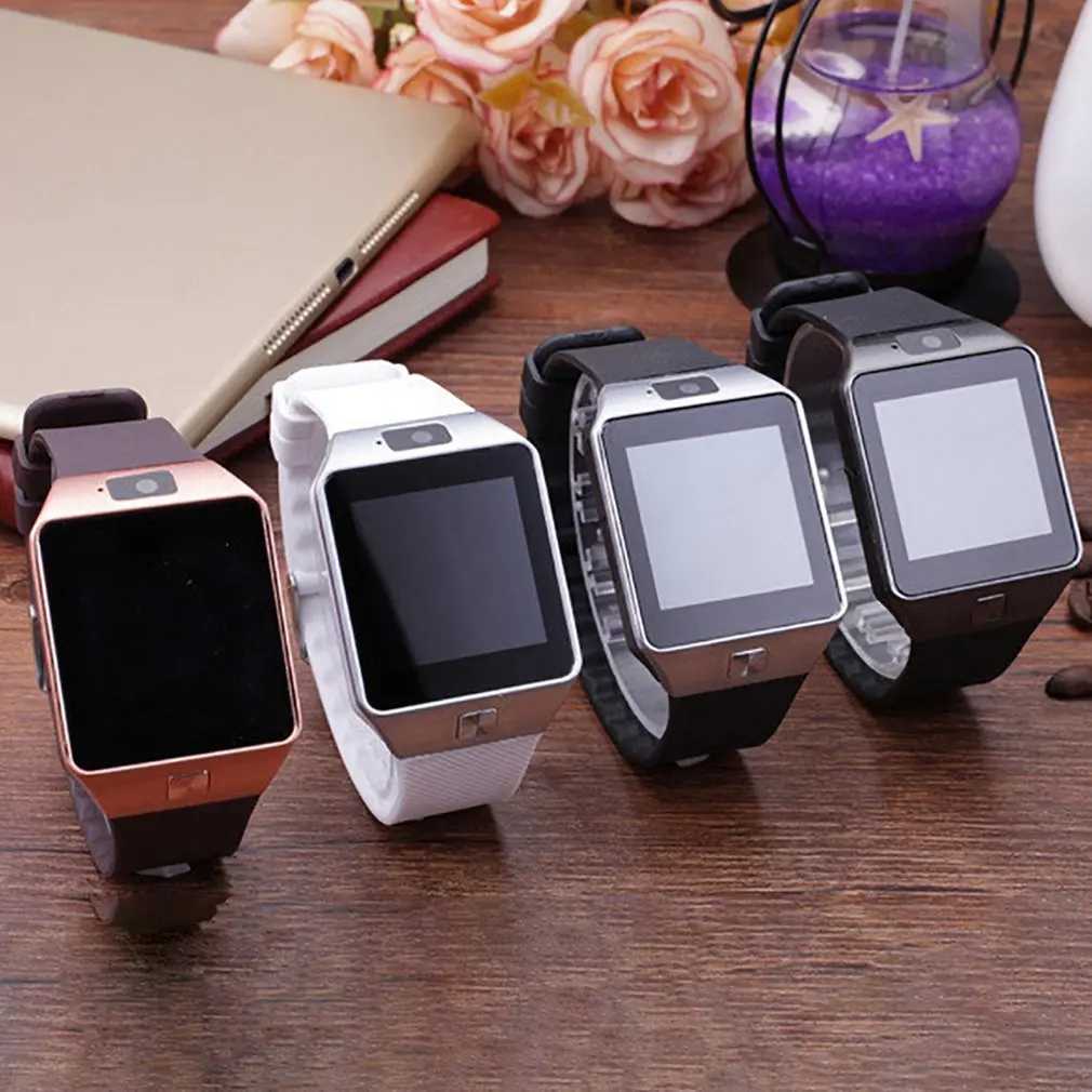 Smartwatch DZ09 Smart Watch подкрепа TF карта СИМ-Камера Спорт Bluetooth ръчни часовници за Huawei Samsung Android Phone
