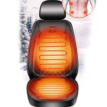 1 чифт 12V-24V с топъл столче за кола калъф на седалката ,нагревател е по-топла , Зимна домакински въздушна възглавница за водача на автомобила с подгряване на седалката