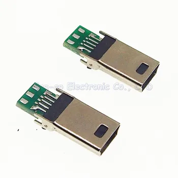 20pcs мини-10PIN USB конектор с печатна платка спойка тип на тел 10P щекер