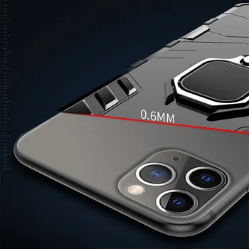 Калъф за мобилен телефон iPhone 6 6S 7 8 Plus X XR Xsmax 11 12 Pro Max SE2020 защитен калъф Магнитен с притежателя на пръстена